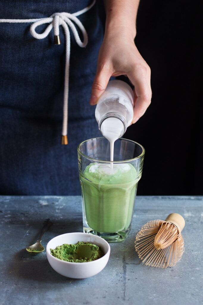 Making a Matcha Martini